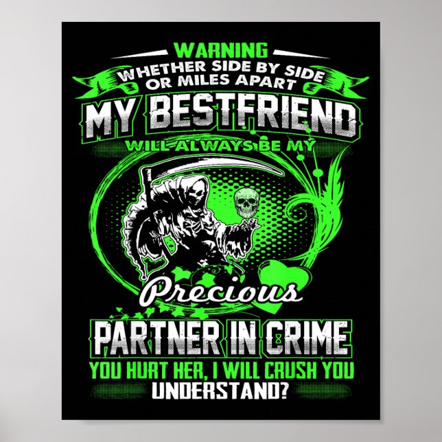 Don't Mess With My Friend  Poster (Vorne)