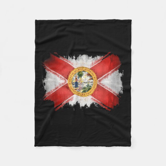 Don't New York My Florida  Fleecedecke (Vorderseite)