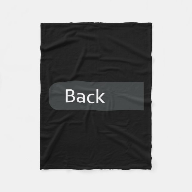 Don't New York My Florida On Back  Fleecedecke (Vorderseite)