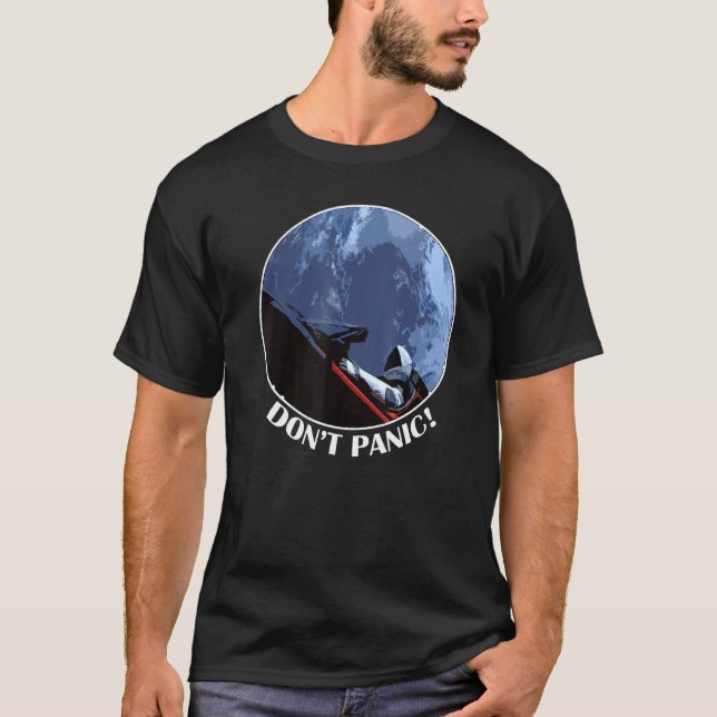 Dont Panic Starman Historic T-Shirt (Vorderseite)