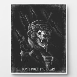 Don't Poke The Bear Fotoplatte