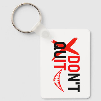 DON'T QUIT – Bold Red Motivation Design Schlüsselanhänger