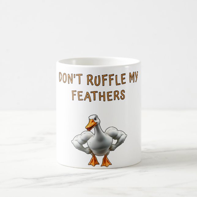 Don't Ruffle My Feathers – Buff Duck Edition Kaffeetasse (Mittel)