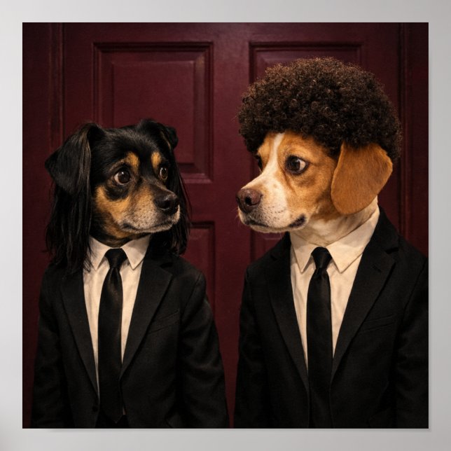 "Don't Say 'What' Again!" Poster (Vorne)