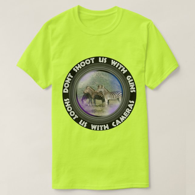 Dont Shoot Us Zebra Mountain T-Shirt (Design vorne)