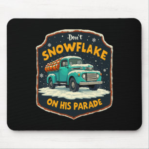 Dont Snowflake auf seiner Parade Pro Trump Schnee Mousepad
