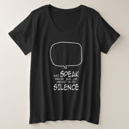 Don't Speak Große Größe T-Shirt