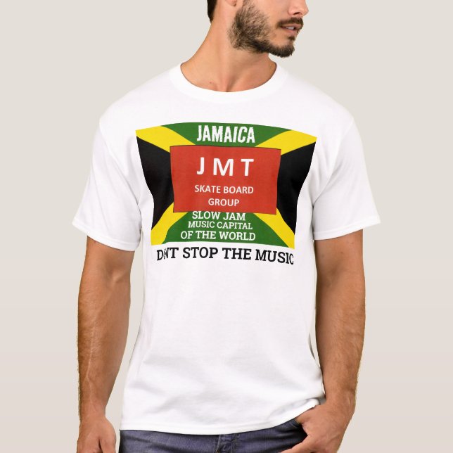 DONT STOP THE MUSIC Men's Basic T - Shirt (Vorderseite)