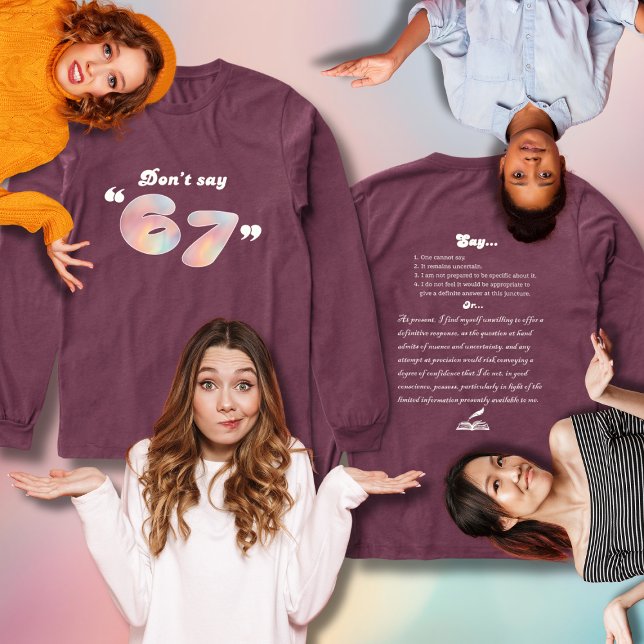 Don't t Say 6-7 Funny English Tri-Blend Shirt (Von Creator hochgeladen)