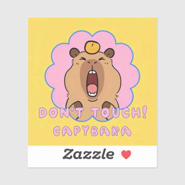 DON'T TOUCH! AUFKLEBER (Blatt)