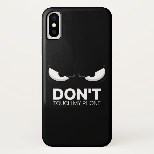 DON'T TOUCH MY PHONE Case-Mate iPhone HÜLLE (Rückseite)