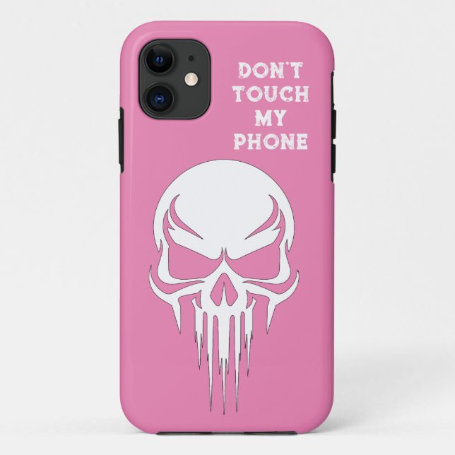 Don't touch my phone pink Funda para iPhone / iPad Case-Mate iPhone Hülle (Rückseite)