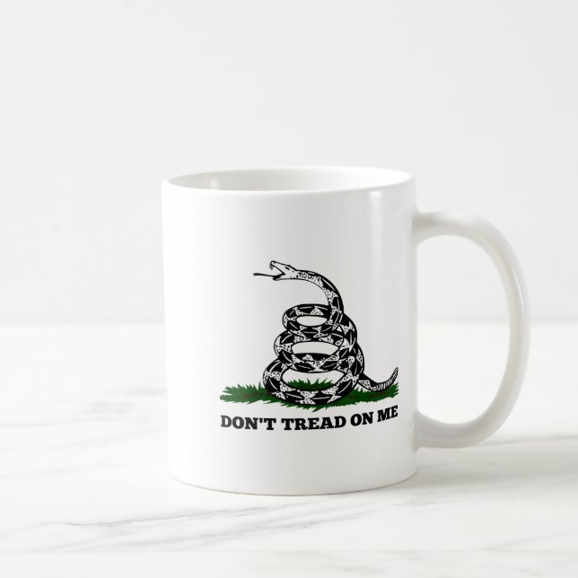 Don't Tread On Me 2nd Amendment Patriotic New Nove Kaffeetasse (Rechts)