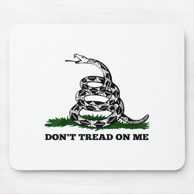 Don't Tread On Me 2nd Amendment Patriotic New Nove Mousepad (Vorne)