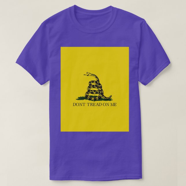 Dont Tread on me Libertarian Style Graphic T-Shirt (Design vorne)