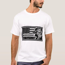 Don't Tread On Me Skull Schlange Flag © FB @ # T-Shirt