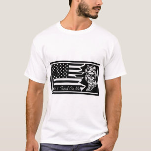 Don't Tread On Me Skull Schlange Flag © FB @ # T-Shirt