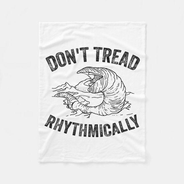 Don't Tread Rhythmically Apparel For Men Women  Fleecedecke (Vorderseite)