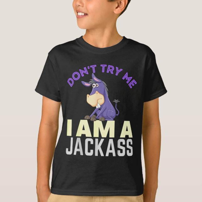 Don't Try Me I Am A Jack Funny Halloween Costume  T-Shirt (Vorderseite)