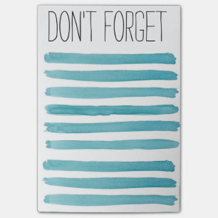 DONT VERGET Note Pad Post-it Klebezettel