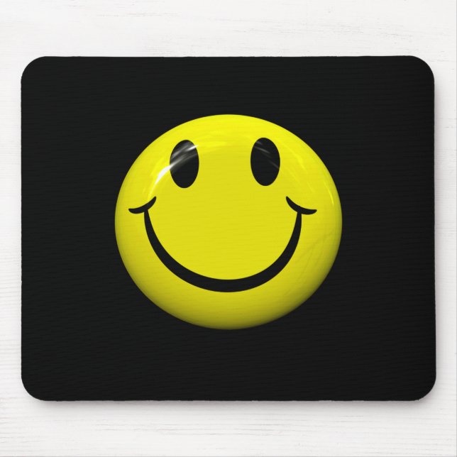 Dont Worry Be Happy Face  Mousepad (Vorne)