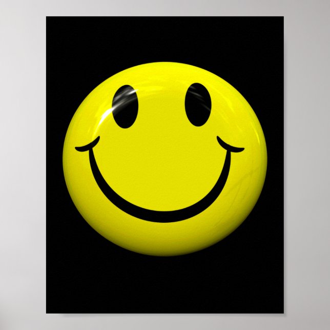 Dont Worry Be Happy Face  Poster (Vorne)