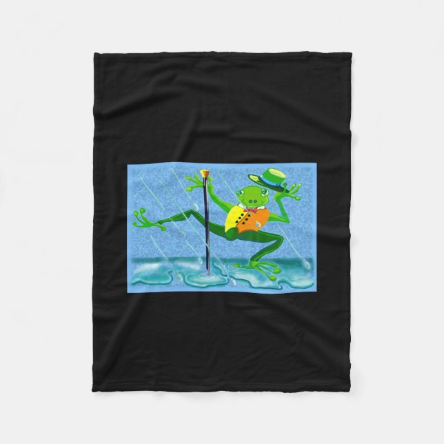 Dont Worry Be Hoppy Toddler  Fleecedecke (Vorderseite)