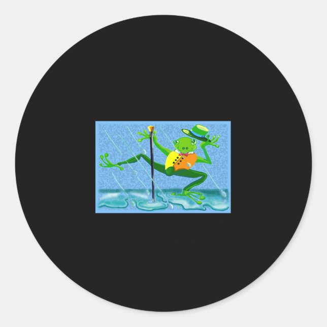 Dont Worry Be Hoppy Toddler  Runder Aufkleber (Vorderseite)