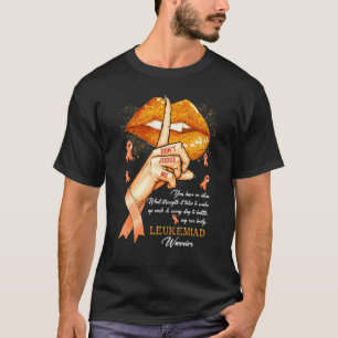 Donu2019t Judge Me Leukemia Awareness Orange Lip T-Shirt