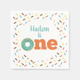 Donut 1. Geburtstag Napkins Serviette