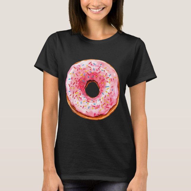 Donut Adult Kids Men Women Doughnut Costume  T-Shirt (Vorderseite)