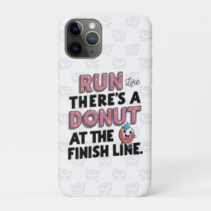 Donut auf der finish Line Funny Fitness Motivation Case-Mate iPhone Hülle