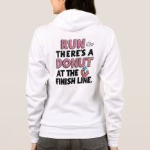Donut auf der finish Line Funny Fitness Motivation