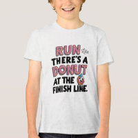 Donut auf der finish Line Funny Fitness Motivation