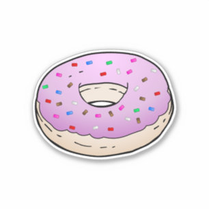 Donut-Aufkleber Aufkleber