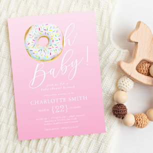 Donut-Baby-Party-Einladung Einladung