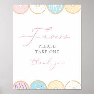 Donut Baby Sprinkle Lieblingsunterschrift Poster