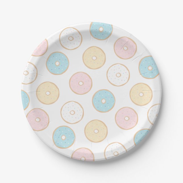 Donut Baby Sprinkle Pappteller (Vorderseite)