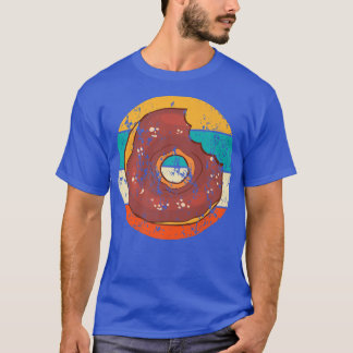 Donut Backbäckerei Kuchen Vintag Retro 1433 T-Shirt
