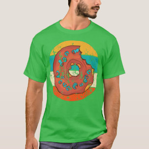 Donut Backbäckerei Kuchen Vintag Retro 143 T-Shirt