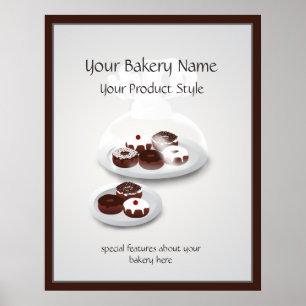 Donut Bakery Shop Floor Schild