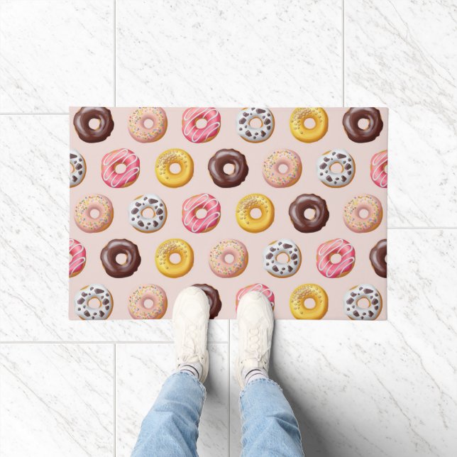 Donut Bakery Shop Muster Fußmatte (Indoor)