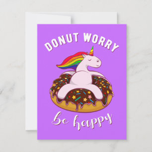 Donut Besorgnis sei glücklich I