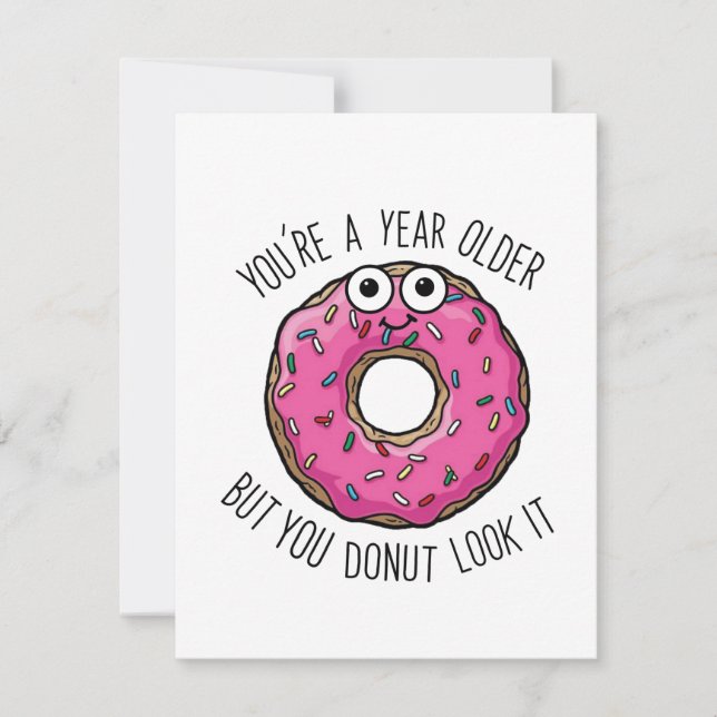 Donut Birthday Card (Vorderseite)