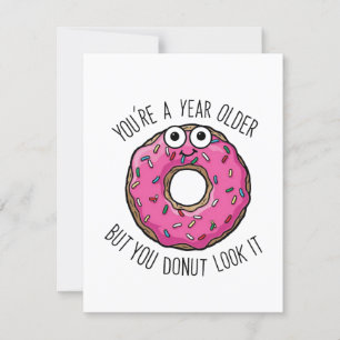 Donut Birthday Card