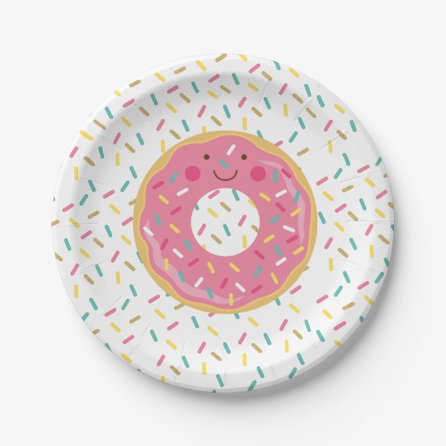 Donut Birthday Paper Teller (Vorderseite)