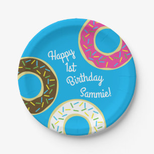 Donut Birthday Party Pappteller