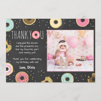 Donut Birthday Vielen Dank, dass Sie die Karte Pin