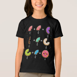Donut-Bruchrechnen-Lern-Math-Humor Tri-Blend Shirt