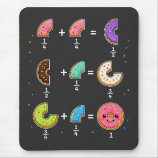 Donut-Bruchrechnen-Mathematik-Humor Mousepad